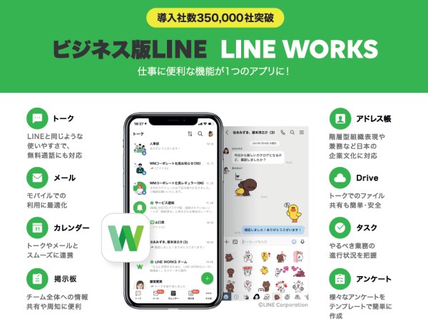 LINE WORKSを活用した働き方改革をご紹介