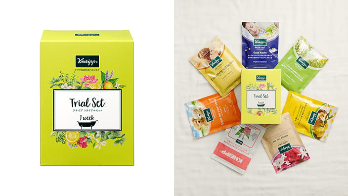 商品イメージ：クナイプバスソルト（お試し7種セット）