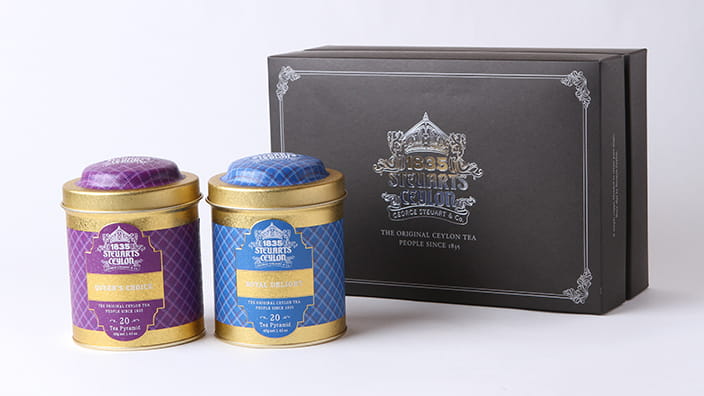 商品イメージ：George Steuart Tea 2缶入りギフトボックス